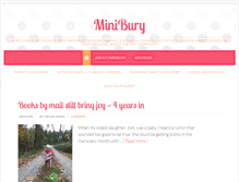 Tablet Screenshot of minibury.com